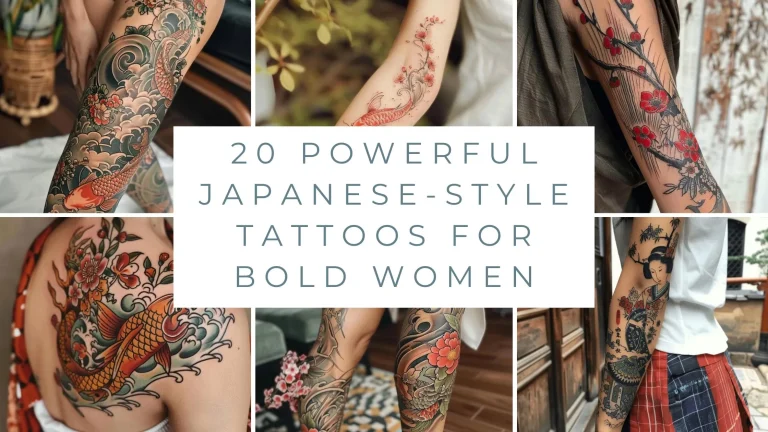 20 Powerful Japanese-Style Tattoos for Bold Women